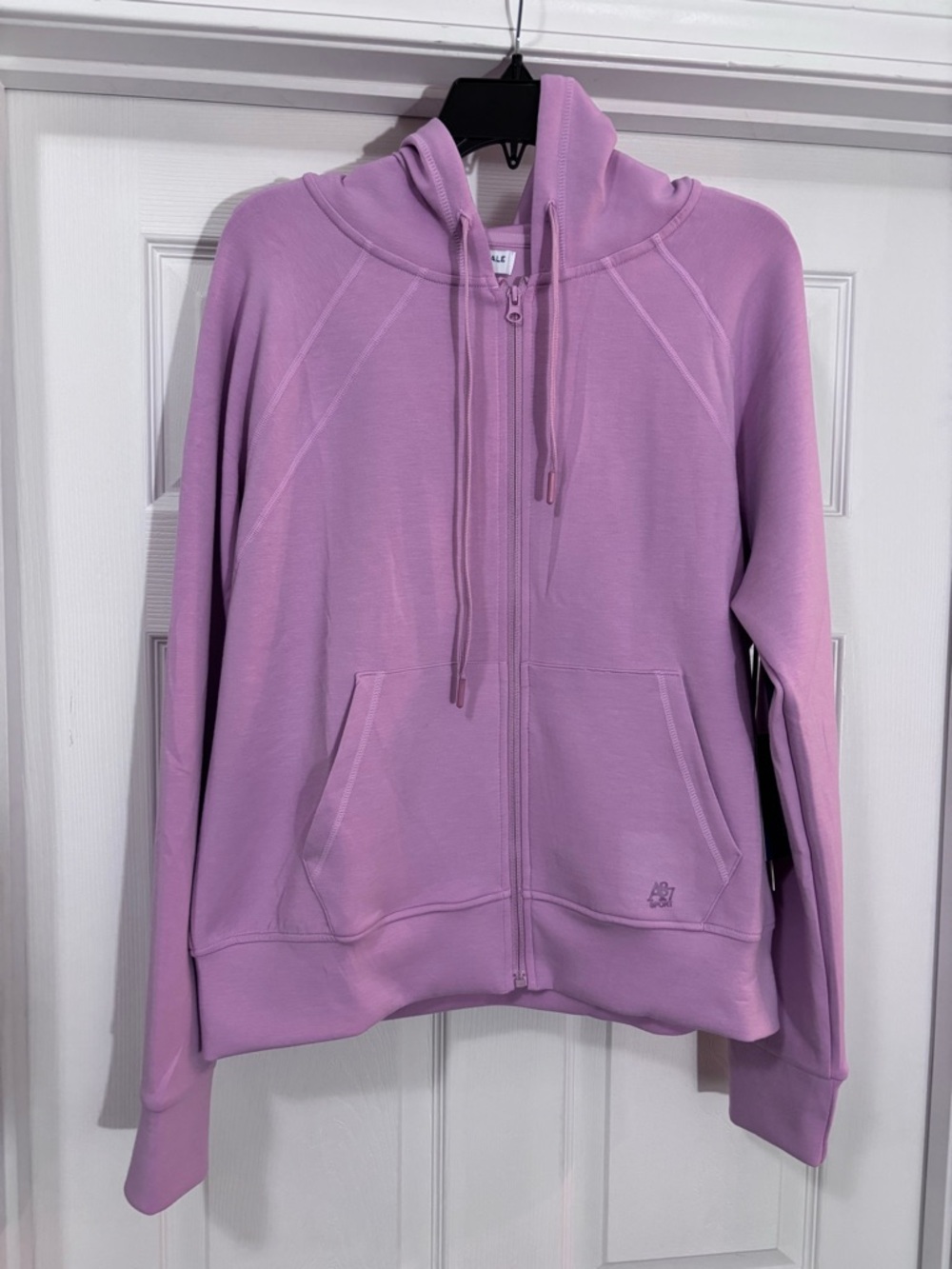 Aeropostale Pink Zip Up Hoodie - Size Large